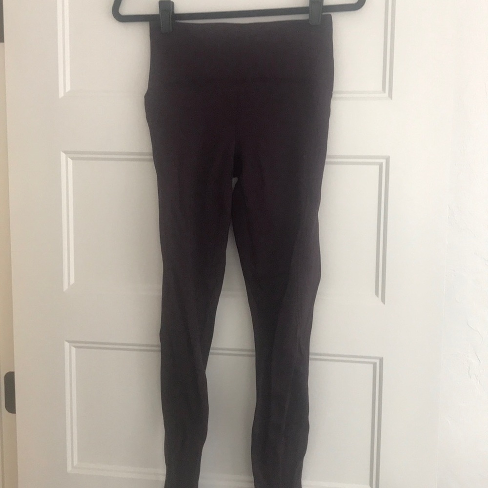 lululemon thick plum leggings